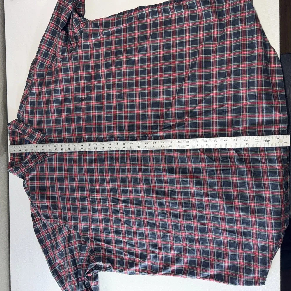 Polo Ralph Lauren Men's Size‎ 3XB 3XL Big Plaid Button Front Long Sleeve Shirt